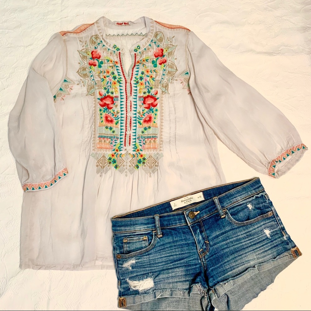 Johnny Was Peasant Top